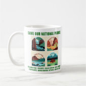 Rett unsere Nationalparks Kaffeetasse (Links)