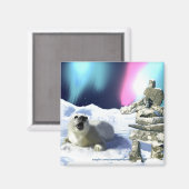 Rett unsere Siegel! Harp-Siegel-Magnete Magnet (Vorderseite/Rückseite)