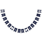 Rett unseren Date Nautical Bunting Foto Prop Wimpelkette (Alle)