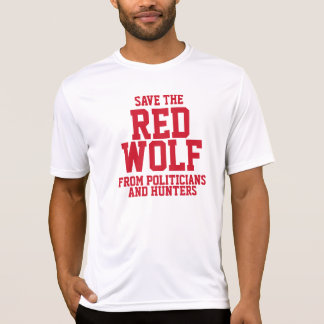Rett unseren gefährdeten Rotwolf T-Shirt