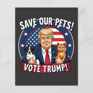 Rett unseren Haustieren, Trump-Tiere für Trump zu