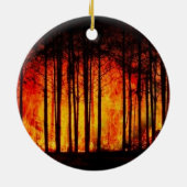 Rett unseren Koalas, mach die Buschfeuer raus Keramik Ornament (Hinten)