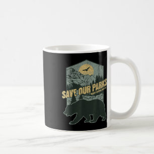 Rett unseren National Parks Resist Bear Anti Trump Kaffeetasse
