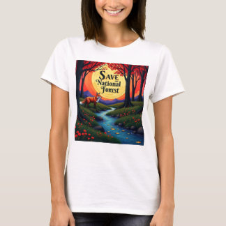 rett unseren Nationalwald und unsere Parks T-Shirt