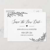 Rett unseren neuen Termin Hochzeit verschoben Plan Postkarte (Vorne/Hinten)