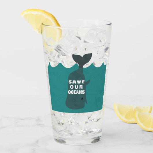 Rett unseren Ozeanwald Glas (Vorderseite Ice)