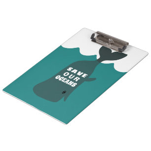 Rett unseren Ozeanwald Klemmbrett