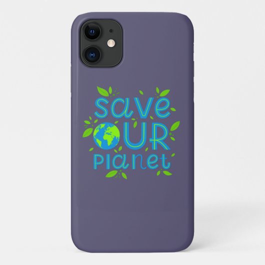 Rett unseren Planeten Case-Mate iPhone Hülle (Rückseite)