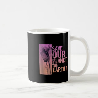 Rett unseren Planeten Die Erde Elefant Umwelt P Kaffeetasse