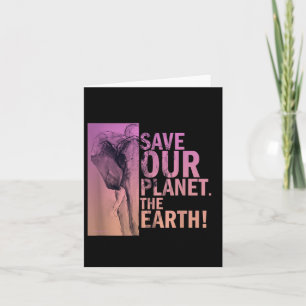 Rett unseren Planeten Die Erde Elefant Umwelt P Karte