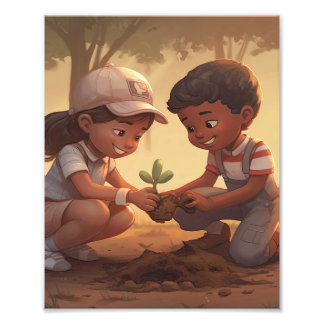 Rett unseren Planeten Fotodruck