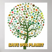 Rett unseren Planeten Poster (Vorne)