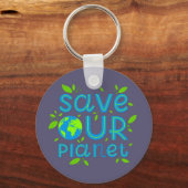 Rett unseren Planeten Schlüsselanhänger (Vorderseite)