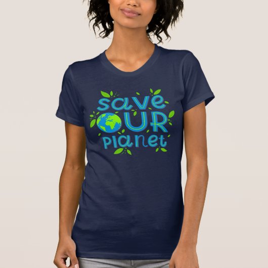 Rett unseren Planeten T-Shirt (Vorderseite)