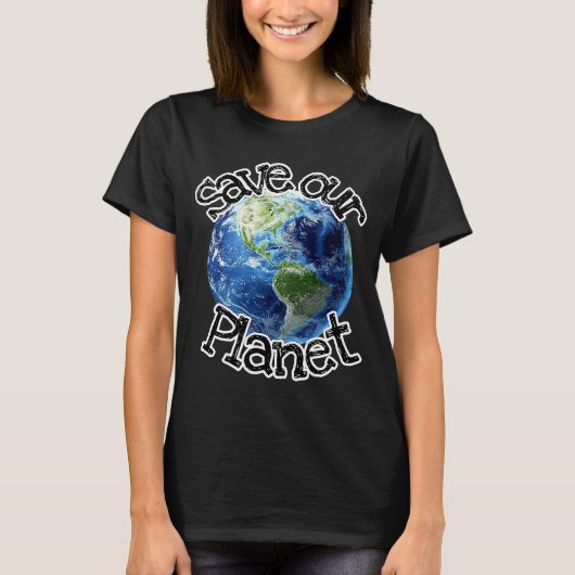 Rett unseren Planeten T-Shirt (Vorderseite)
