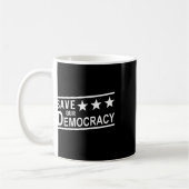 Rett unseren Protest gegen Demokratie Kaffeetasse (Links)