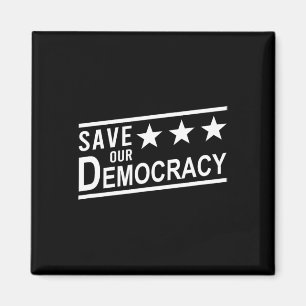 Rett unseren Protest gegen Demokratie Magnet