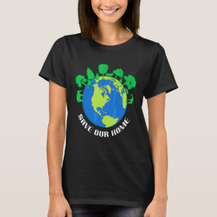Rett unseren Zuhause Animals Tree Protect Rett Wor T-Shirt