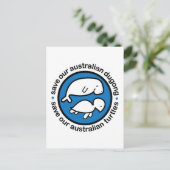 Rett unserer Dugong & Schildkröten Postkarte (Stehend Vorderseite)