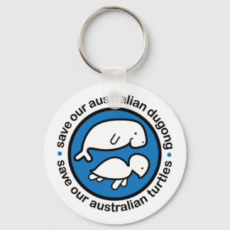 Rett unserer Dugong & Schildkröten Schlüsselanhänger