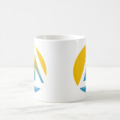 rett unserer Meeres-Dreikreise Kaffeetasse (Mittel)