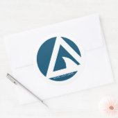 rett unserer Meeres-Dreikreise Runder Aufkleber (Umschlag)