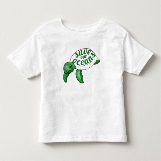 Rett unserer Meeresschildkröte Kleinkind T-shirt (Vorderseite)