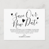 Rett unserer neuen Terminpläne für Herzenssehen Ankündigungspostkarte (Vorderseite)