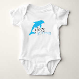 Rett unserer Ozeane Baby Strampler