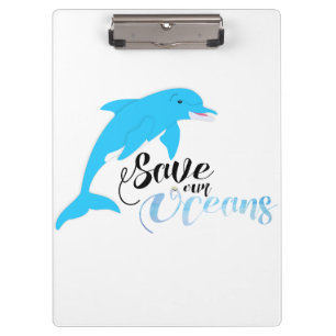 Rett unserer Ozeane Klemmbrett