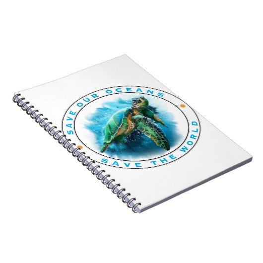 Rett unserer Ozeane - Meeresschildkröte Notizblock (Rechte Seite)