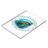 Rett unserer Ozeane - Meeresschildkröte Notizblock (Linke Seite)