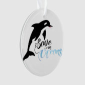 Rett unserer Ozeane Ornament (Vorderseite)
