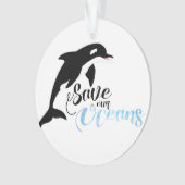 Rett unserer Ozeane Ornament (Vorderseite)