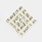 Rett unserer Phantastischen, lieblichen Afrikanisc Serviette (Ecke)