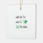 Rett unserer Welt Keramikornament (Links)