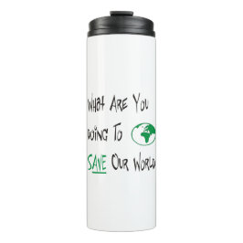 Rett unserer Welt Thermosbecher