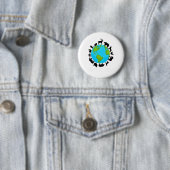 Rett unserer Zuhause Animals Wildlife Conservation Button (Beispiel)