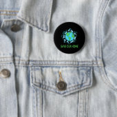 Rett unserer Zuhause Animals Wildlife Conservation Button (Beispiel)