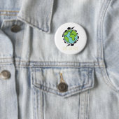 Rett unserer Zuhause Animals Wildlife Conservation Button (Beispiel)