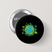Rett unserer Zuhause Animals Wildlife Conservation Button (Vorne & Hinten)