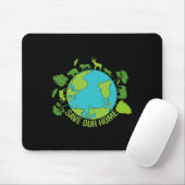 Rett unserer Zuhause Animals Wildlife Conservation Mousepad (Mit Mouse)