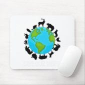Rett unserer Zuhause Animals Wildlife Conservation Mousepad (Mit Mouse)