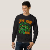 Rett unserer Zuhause Animals Wildlife Conservation Sweatshirt (Vorne ganz)