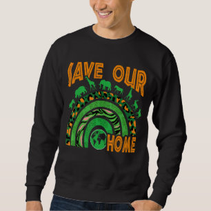 Rett unserer Zuhause Animals Wildlife Conservation Sweatshirt