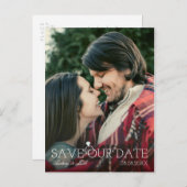 Rett unseres Datums - Diamantring - Kundenspezifis Ankündigungspostkarte (Vorne/Hinten)