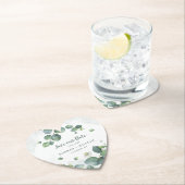 Rett unseres Datums Eukalyptus Greenery Sukkulente Untersetzer (Vor Ort)