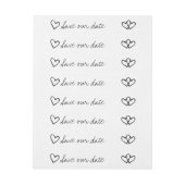 Rett unseres Datums Handgeschriebener Herz (Bogen)