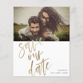 Rett unseres Datums Imitate Gold Calligraphy & Fot