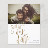 Rett unseres Datums Imitate Gold Calligraphy & Fot (Vorderseite)